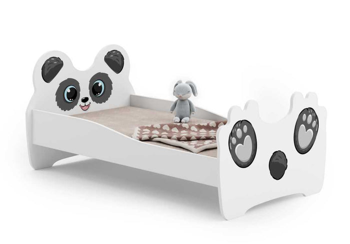 Letto per bambini ANIMALS 160x80 con cassetto e materasso - Panda