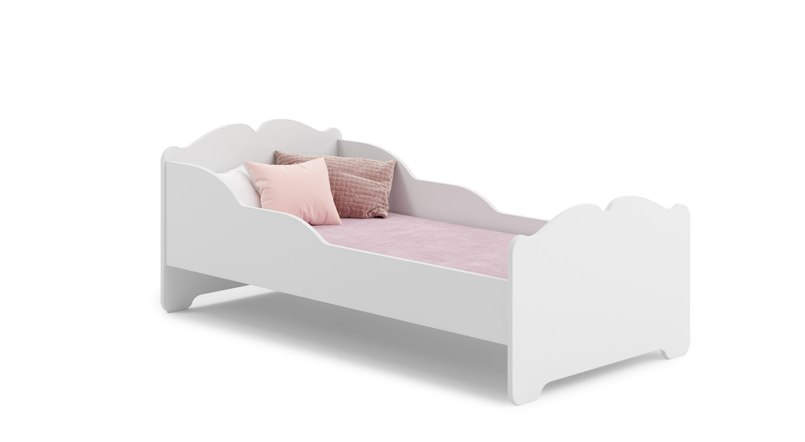 Letto singolo ANNA 140x70 cm con materasso, Bianco