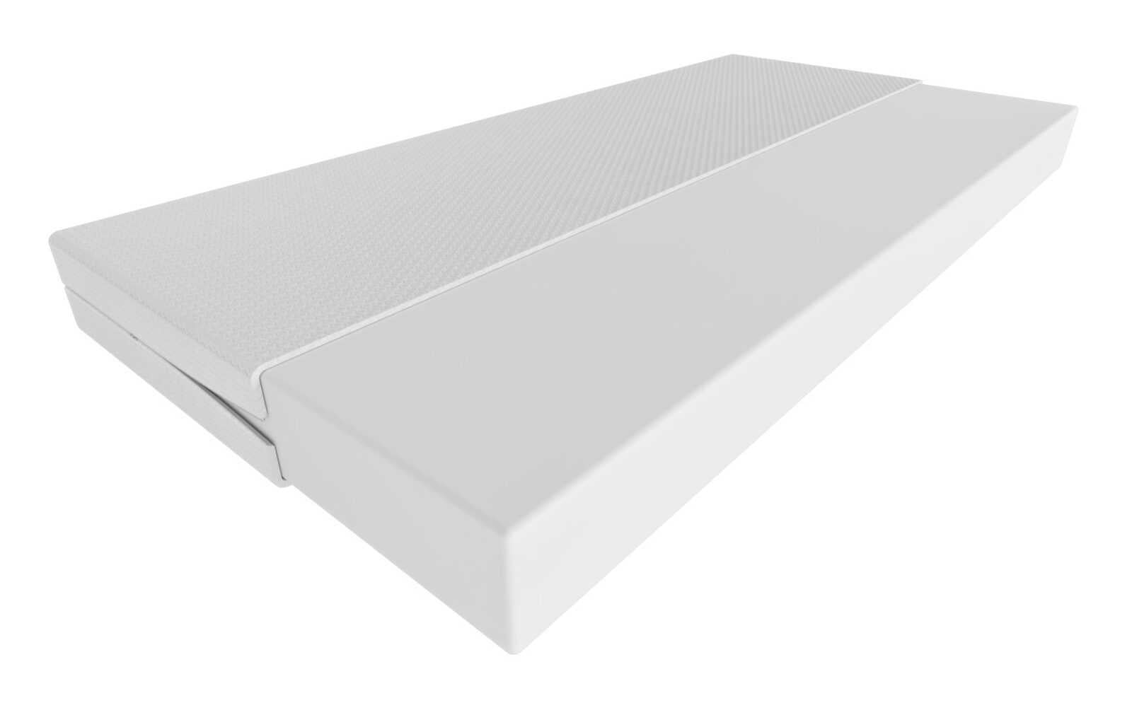 Letto singolo LUK 180x80 con sponde e cassetto, con materasso - Bianco