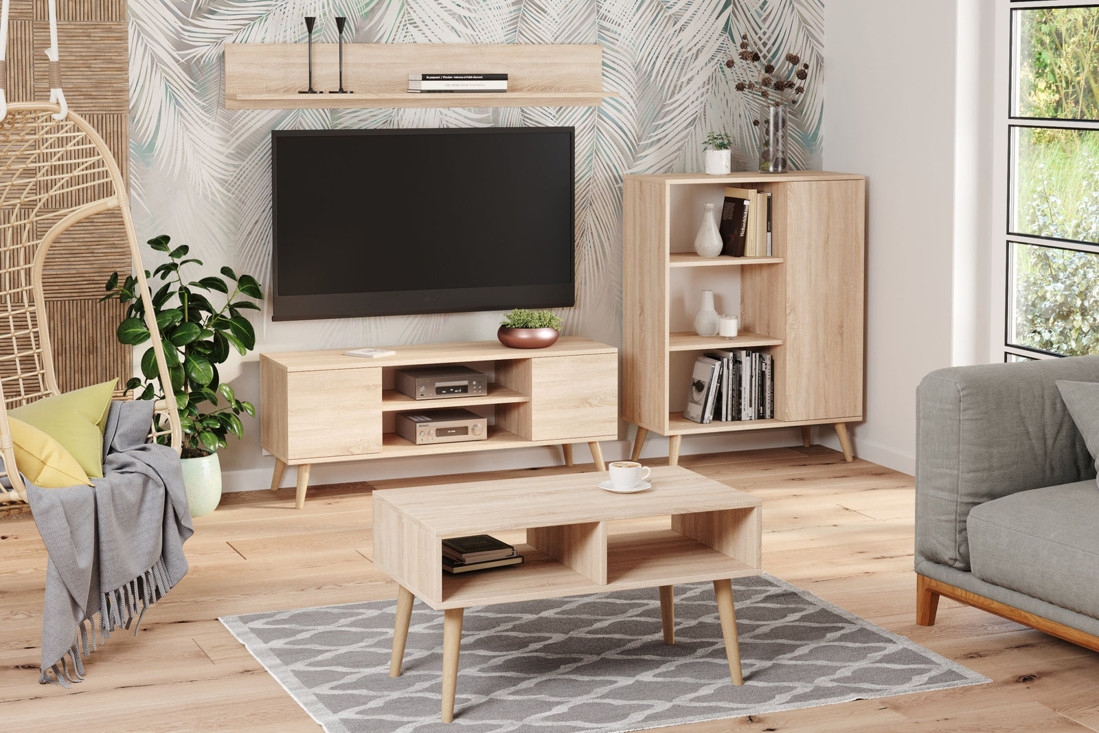 Mensola 100 cm - Rovere Sonoma