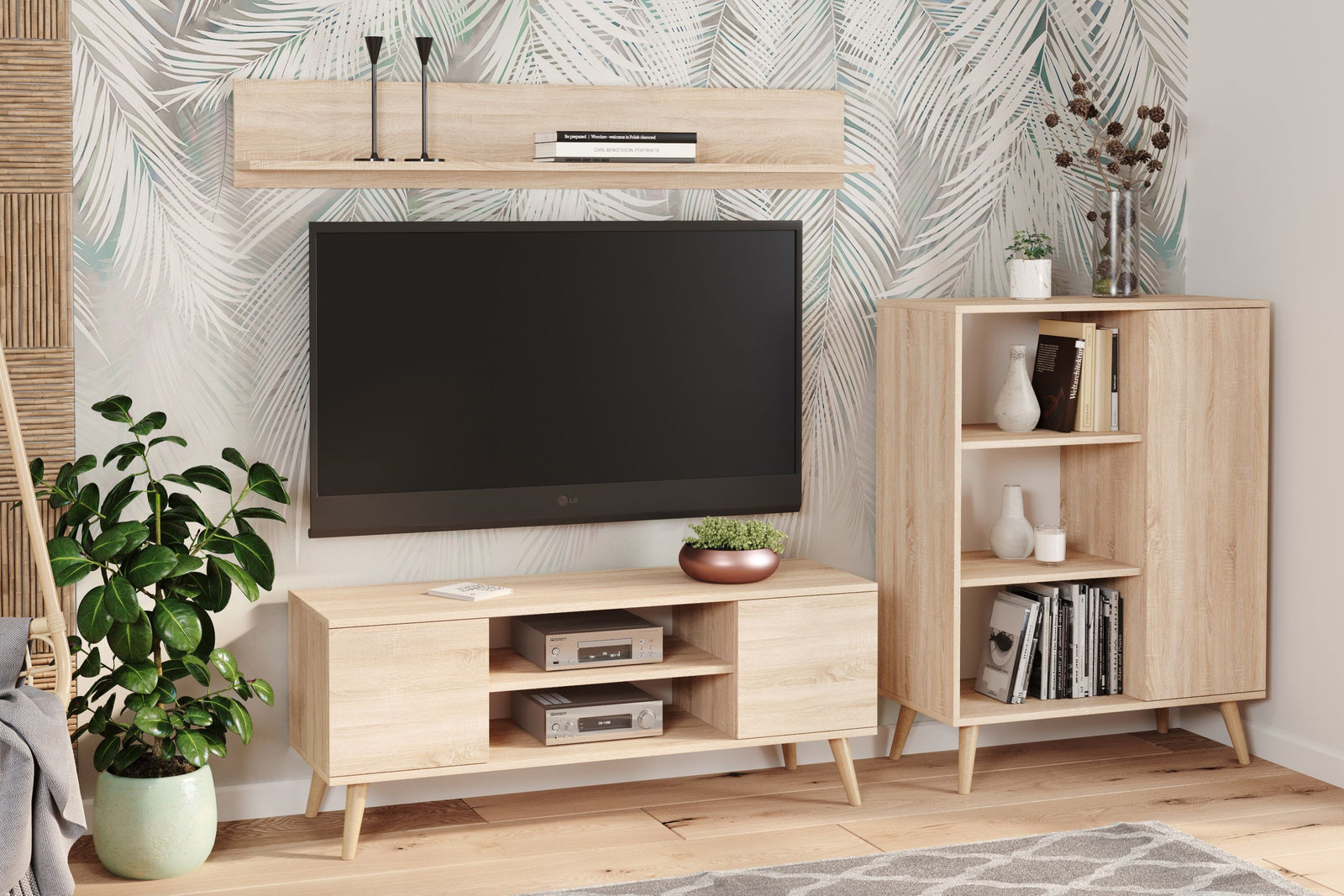 Mensola 100 cm - Rovere Sonoma