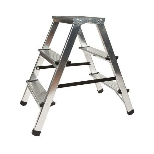 SCALA AUTOPORTANTE IN ALLUMINIO A 2 LATI E A 3 GRADINI BEAST