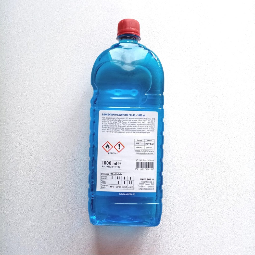 Polar 1lt lavavetri concentrato antigelo fino a -65°c - quattro stagioni