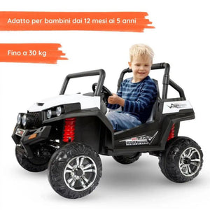 Auto Elettrica per Bambini 4x4 Polar 24V -Bianco