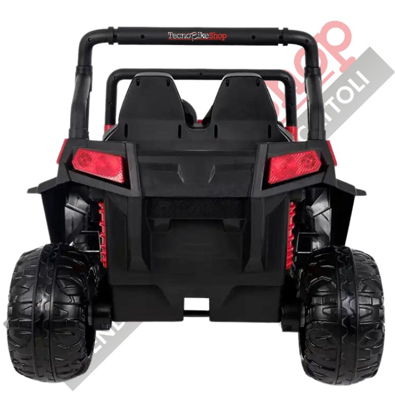 Auto Elettrica per Bambini 4x4 Polar 24V -Verde Mimetico