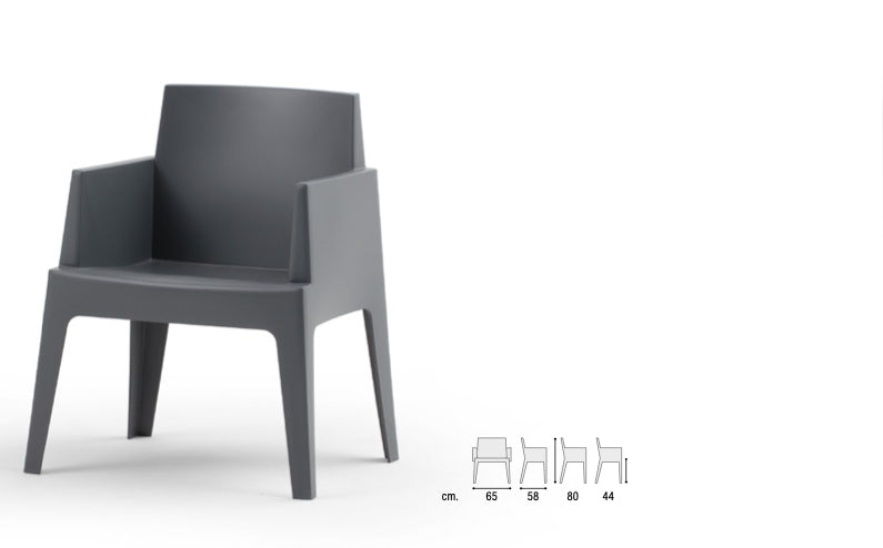 Salottino outdoor completo Antracite, ZZNLF6111-12-13