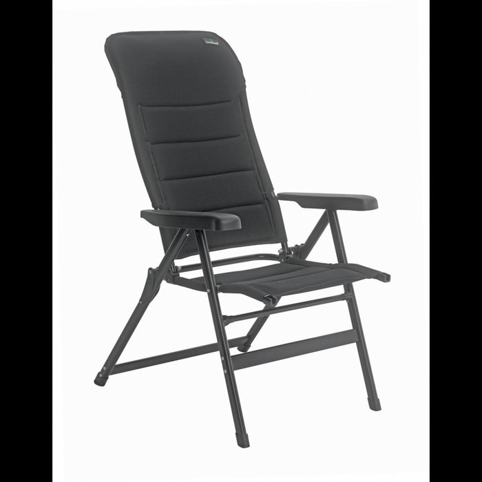 Set Di 4 Poltrone 7 Posizioni - Tessuto A Nido D'Ape Imbottito - Nero Moia