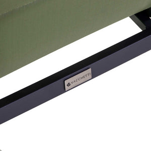 Poltrona alluminio textilene Riverside verde (bracciolo in hpl) cm 56x66h90