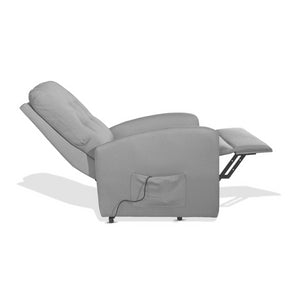 Poltrona alzapersona Katia tessuto grigio 1 motore