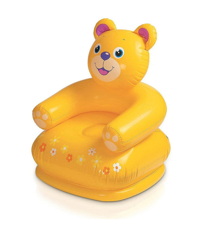 Poltrona Animali Felici Gonfiabile 65x64x74cm Per Bambini Modelli Assortiti 68556         