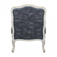 POLTRONA CHRISTY IN ECOPELLE VINTAGE GRIGIO