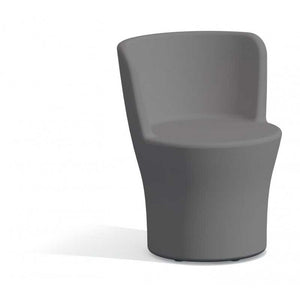 Poltrona Comfy Moon Grigio in Polimero Monacis - Ø60 Cm - 80 H