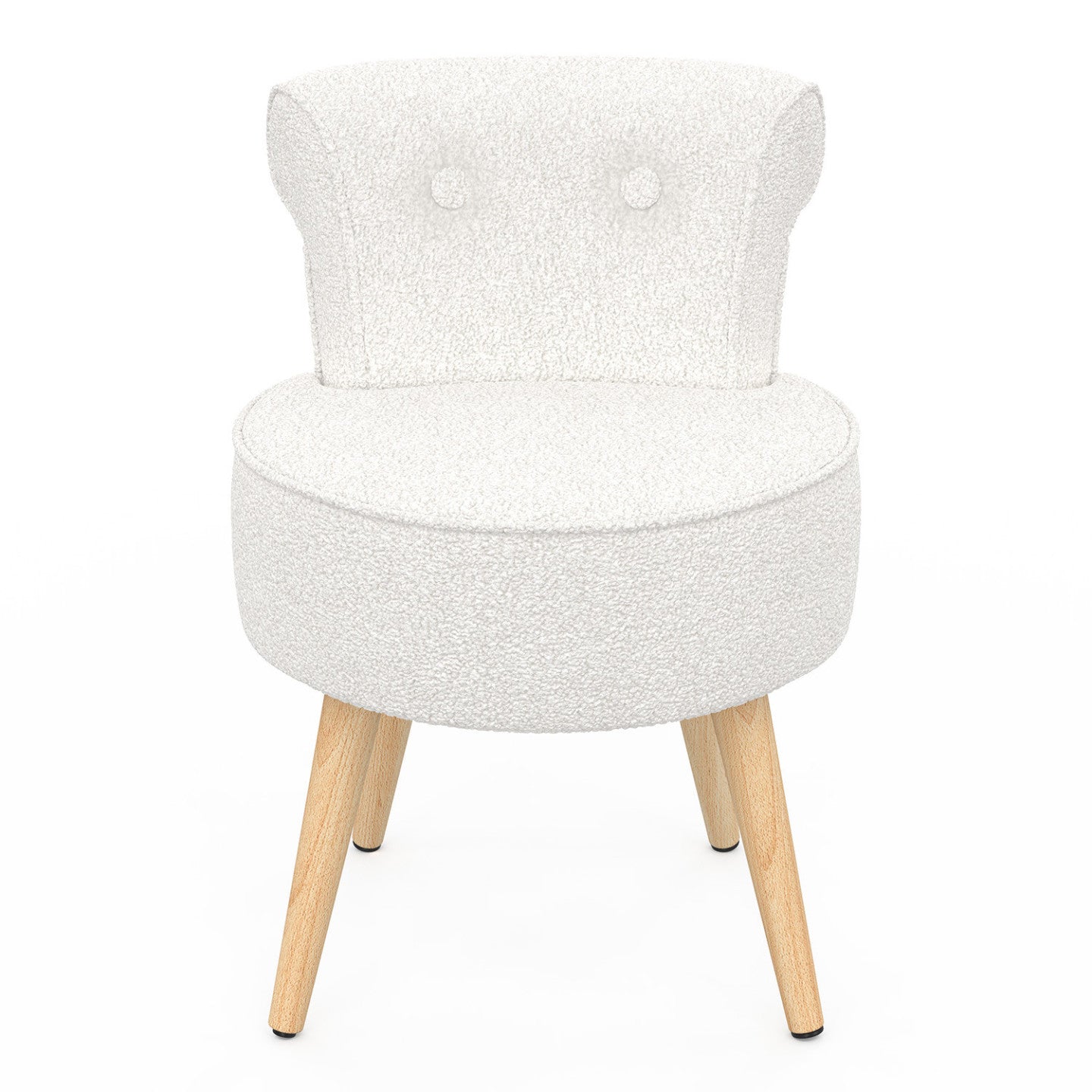 IDMarket - Poltrona CRAPAUD in spugna bianca