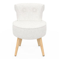 IDMarket - Poltrona CRAPAUD in spugna bianca