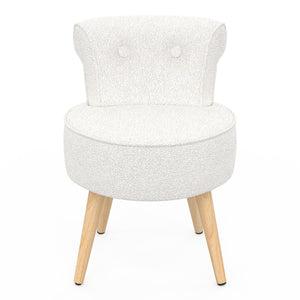 IDMarket - Poltrona CRAPAUD in spugna bianca