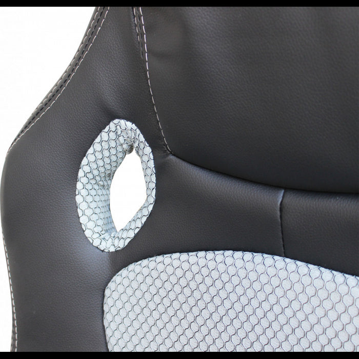 POLTRONA DA GAMING UNCHARTED GRIGIA E NERA