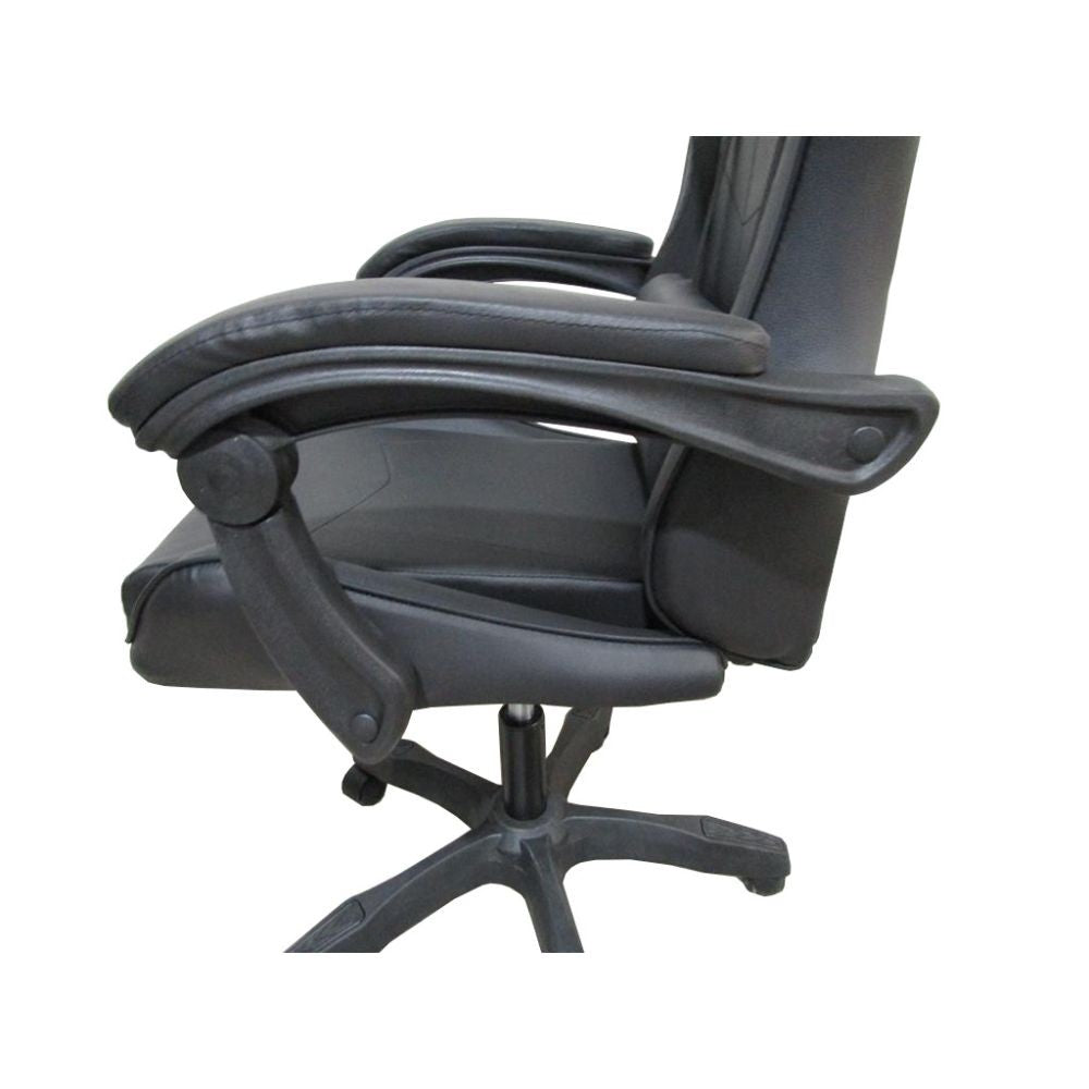 Poltrona Gaming colore nero PVC – Comfort e Design