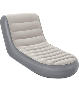 Poltrona Gonfiabile Chaise Sport Lounger 165x84x79 Cm Superficie Floccata 75064         