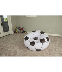 Poltrona Gonfiabile Pallone Da Calcio Poltroncina Soccer 114x112x66cm Sedia 75010         