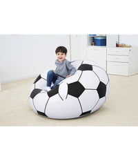 Poltrona Gonfiabile Pallone Da Calcio Poltroncina Soccer 114x112x66cm Sedia 75010         