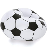 Poltrona Gonfiabile Pallone Da Calcio Poltroncina Soccer 114x112x66cm Sedia 75010         