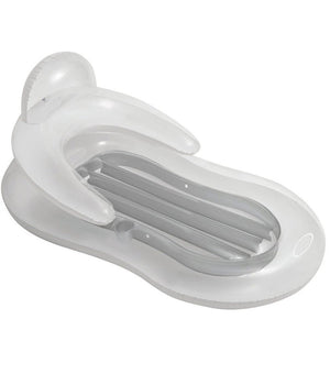 Poltrona Gonfiabile Piscina Con Poggiatesta Braccioli Portabicchieri 155x97cm         