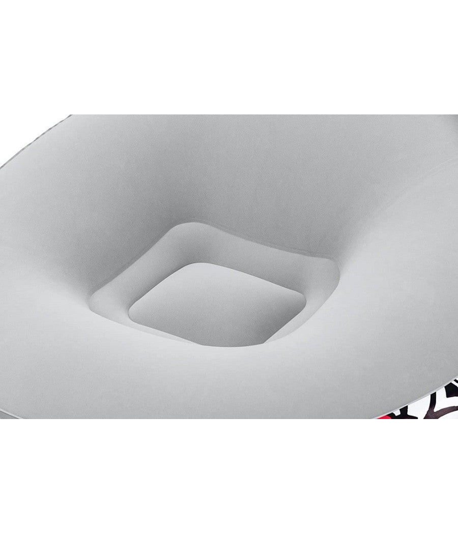 Trade Shop - Poltrona Gonfiabile Puffo Inflate-a-chair 112x112x66cm Floreale Street Art 75111 -