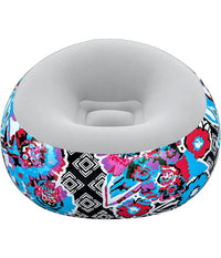 Trade Shop - Poltrona Gonfiabile Puffo Inflate-a-chair 112x112x66cm Floreale Street Art 75111 -