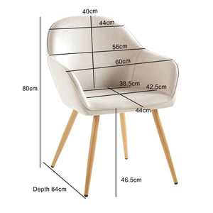 LÚZETE - POLTRONA GRAYSON TESSUTO SABBIA