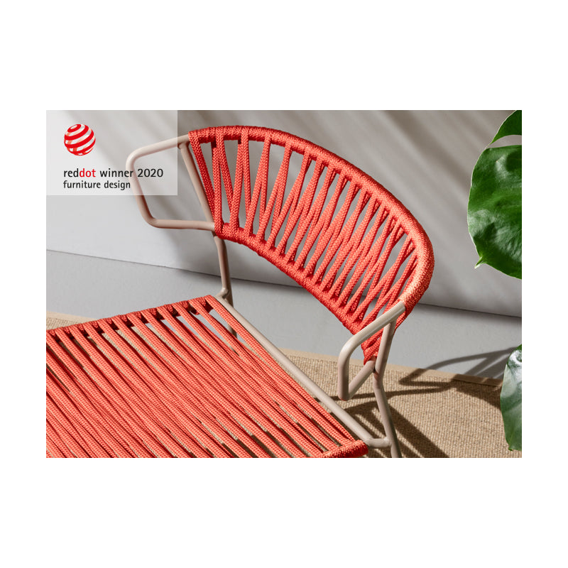 POLTRONA LISA LOUNGE FILO' CORDA NAUTICA MADE IN ITALY SCAB DESIGN