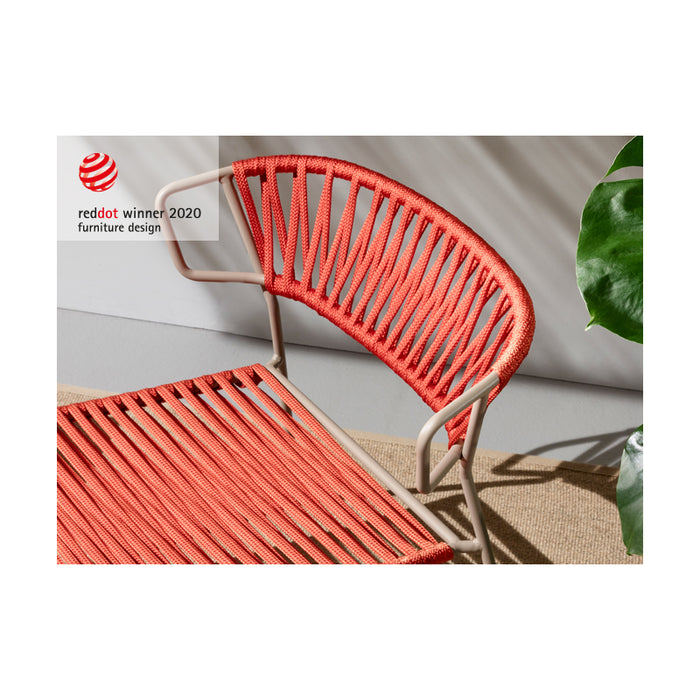 POLTRONA LISA LOUNGE FILO' CORDA NAUTICA MADE IN ITALY SCAB DESIGN