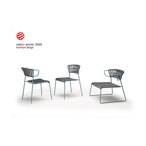 POLTRONA LISA LOUNGE FILO' CORDA NAUTICA MADE IN ITALY SCAB DESIGN