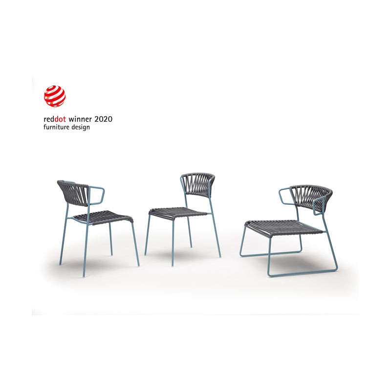 POLTRONA LISA LOUNGE FILO' CORDA NAUTICA MADE IN ITALY SCAB DESIGN