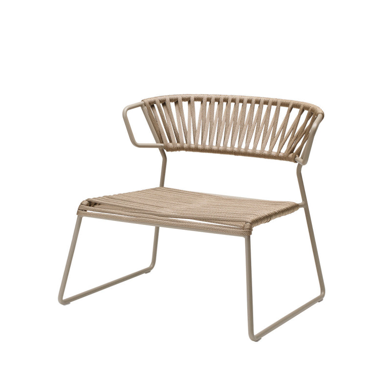 POLTRONA LISA LOUNGE FILO' CORDA NAUTICA MADE IN ITALY SCAB DESIGN