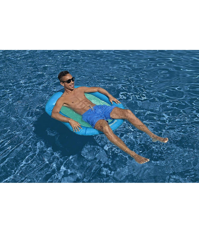 Trade Shop - Poltrona Lounge-sedia Flex N Fold Galleggiante Piscina Estate 106x95x16cm 43551 -