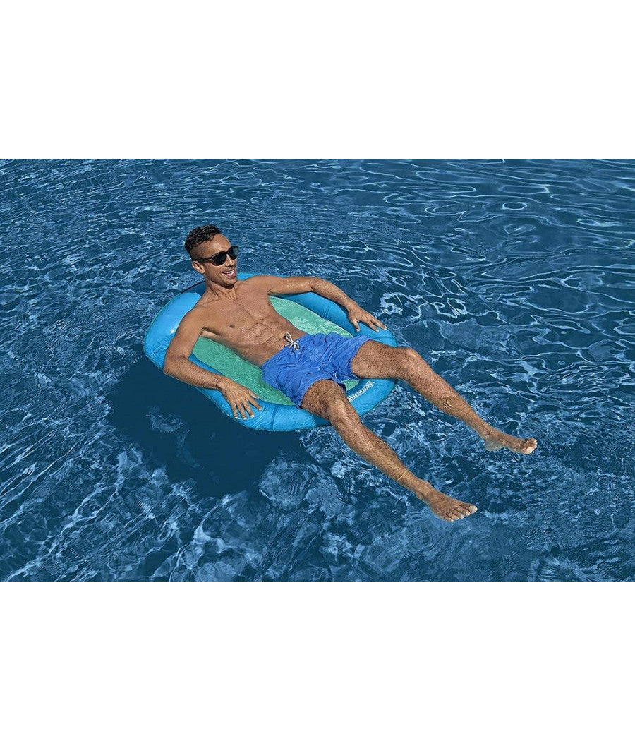 Trade Shop - Poltrona Lounge-sedia Flex N Fold Galleggiante Piscina Estate 106x95x16cm 43551 -