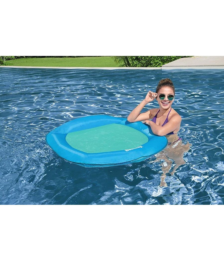 Trade Shop - Poltrona Lounge-sedia Flex N Fold Galleggiante Piscina Estate 106x95x16cm 43551 -