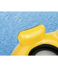 Poltrona Materassino Gonfiabile 2 Posti Con Schienale Rete Portabibite 259x135x50cm         