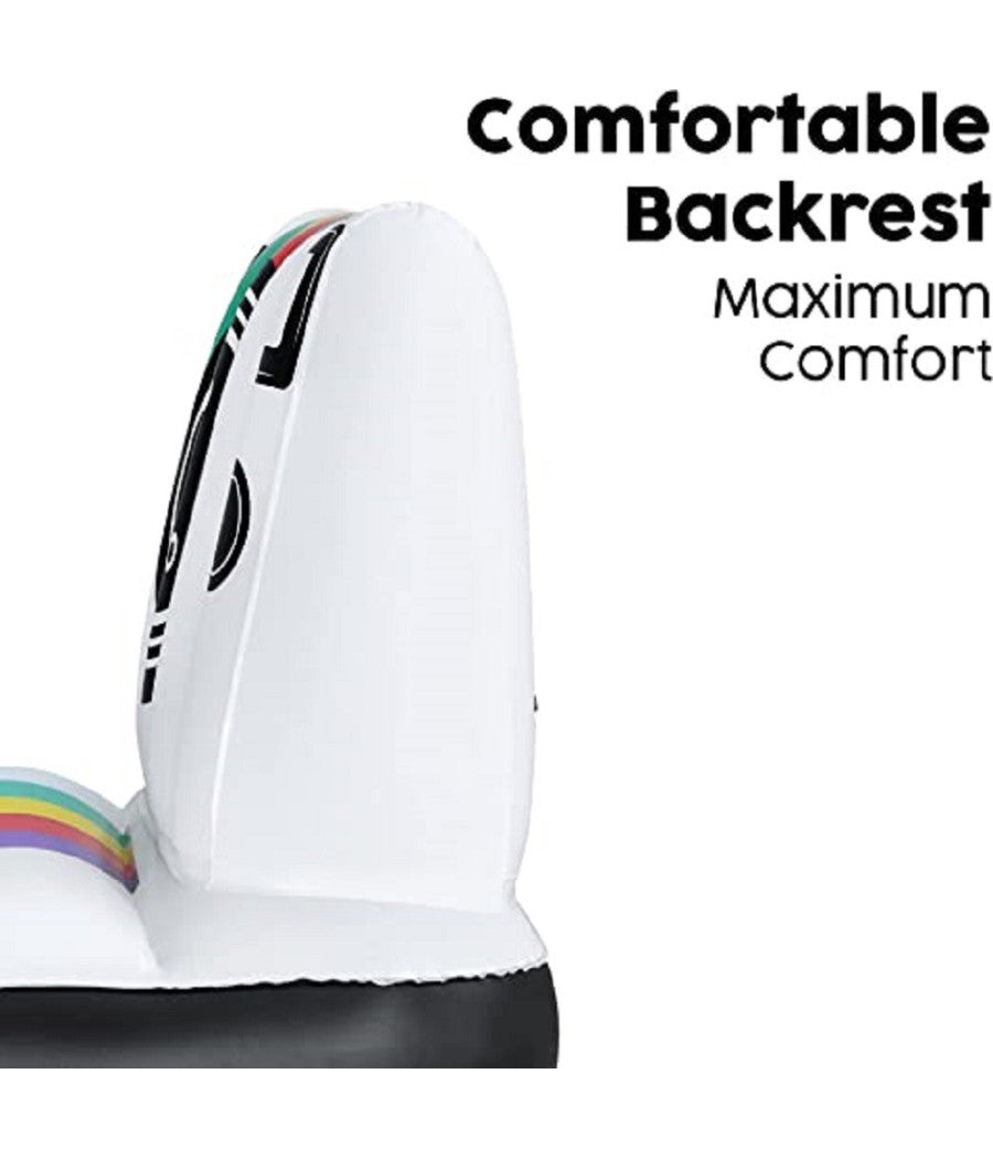 Poltrona Materassino Gonfiabile Fashion Polaroid Vintage 127x102cm Piscina 43656         