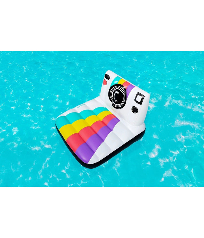 Poltrona Materassino Gonfiabile Fashion Polaroid Vintage 127x102cm Piscina 43656         