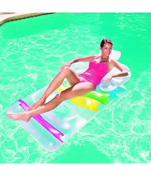 Poltrona Materassino Gonfiabile Kool Lounge 165x89cm Mare Piscina Spiaggia 43011         