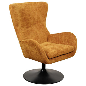 Poltrona Melania In Tessuto Ocra Dimensione 79x71x98cm