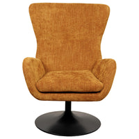 Poltrona Melania In Tessuto Ocra Dimensione 79x71x98cm