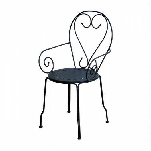 Poltrona metallo new old antracite chiaro cm49x48h43/59/90