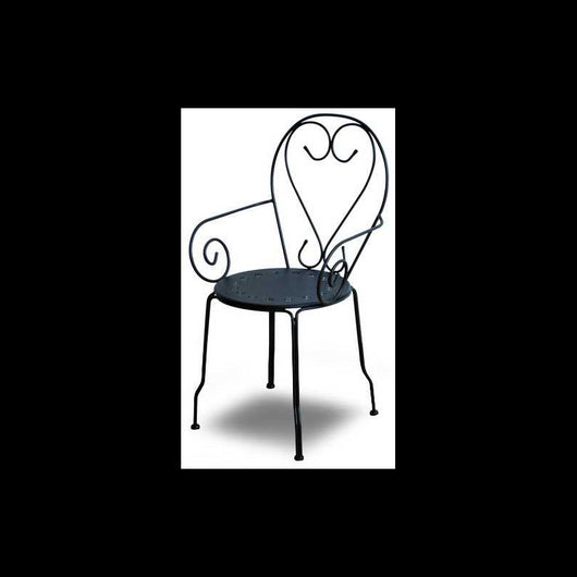 Poltrona metallo new old antracite chiaro cm49x48h43/59/90