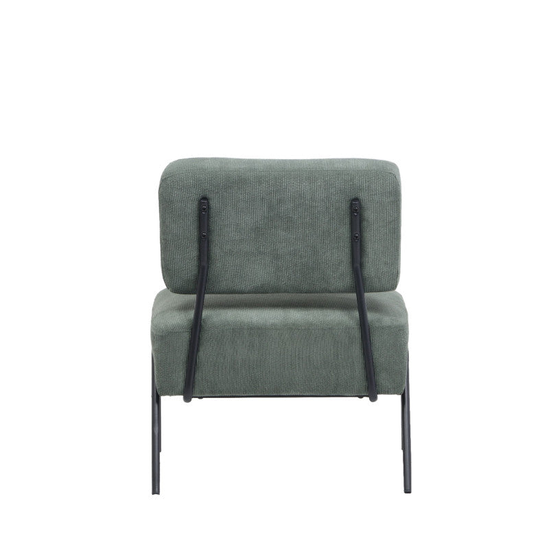 Poltrona Morgana Tessuto Millerighe Verde