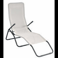 Set Di 5 Poltrone Palma Ferro Grigio/Text Ecru' Moia