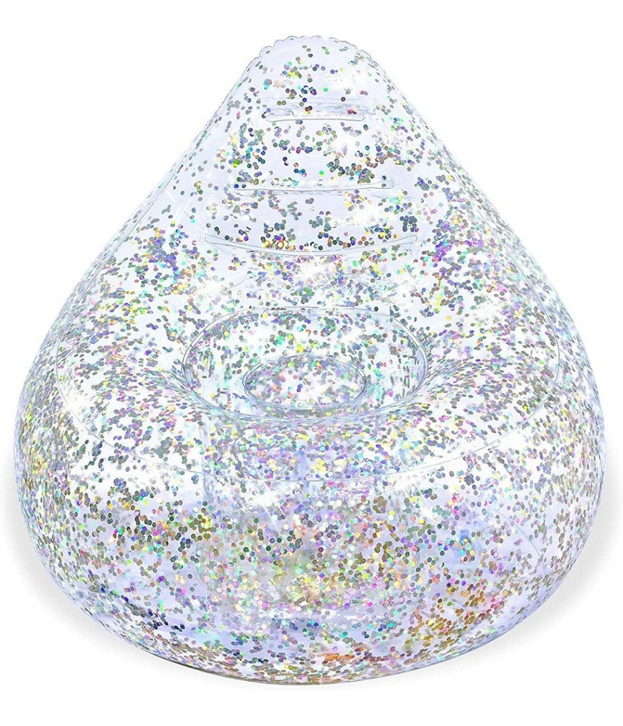 Poltrona Poltroncina Gonfiabile Glitter Dream 72x72x64cm 2 Camera Ad Aria 75105         