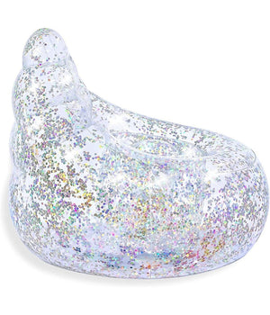 Poltrona Poltroncina Gonfiabile Glitter Dream 72x72x64cm 2 Camera Ad Aria 75105         