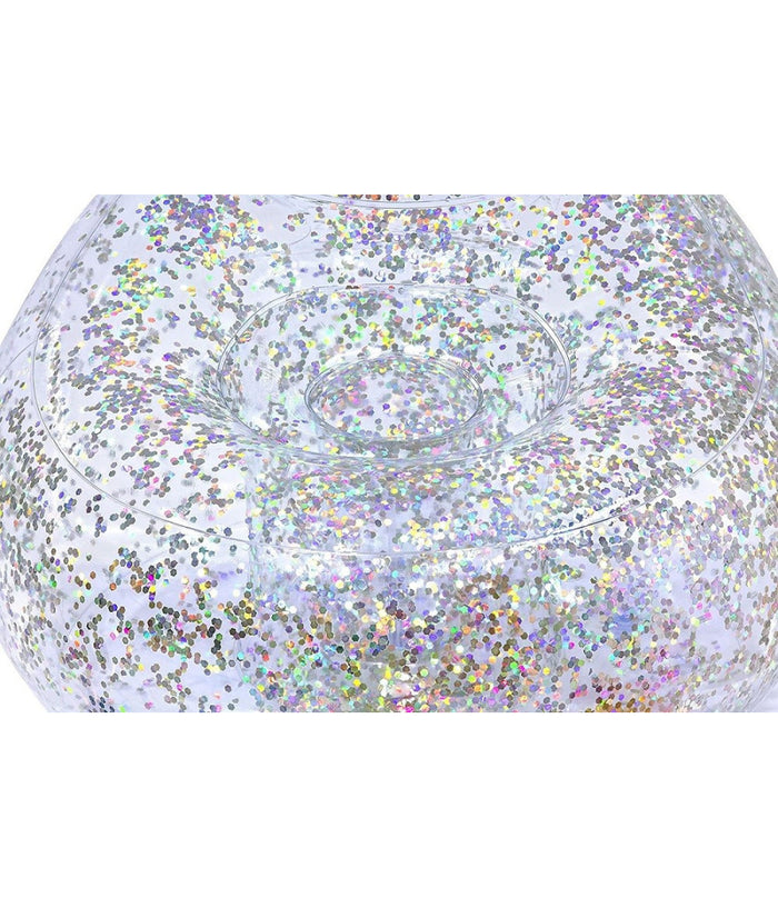 Poltrona Poltroncina Gonfiabile Glitter Dream 72x72x64cm 2 Camera Ad Aria 75105         